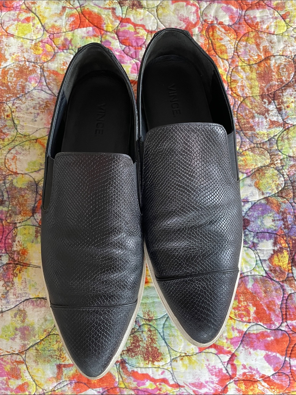 Vince slip on sneakers with a pointy toe